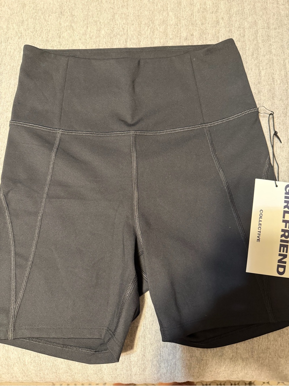 girlfriend collective black high-rise leggings